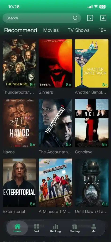 Mobile Mend Movie App 1