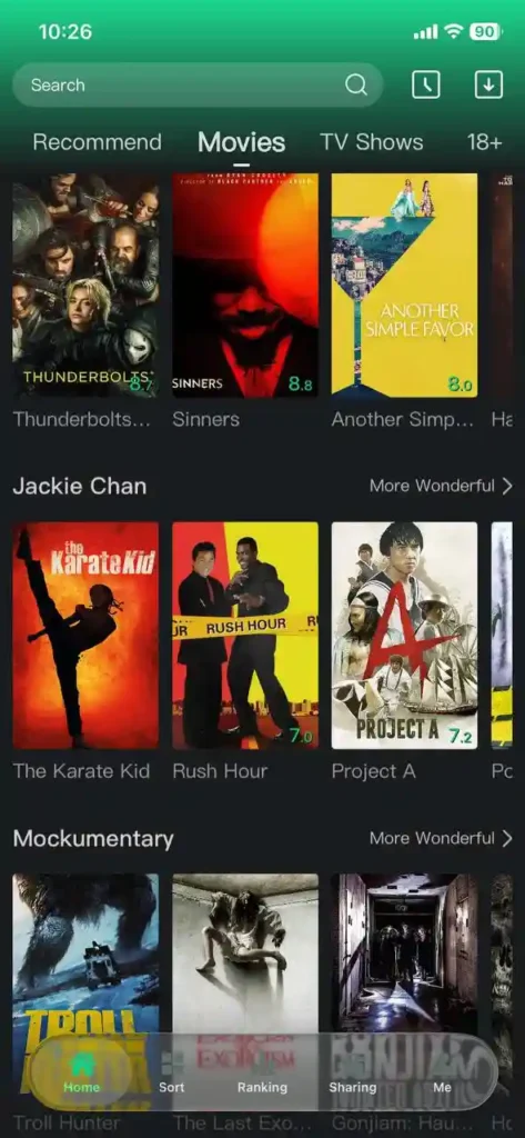 Mobile Mend Movie App 2